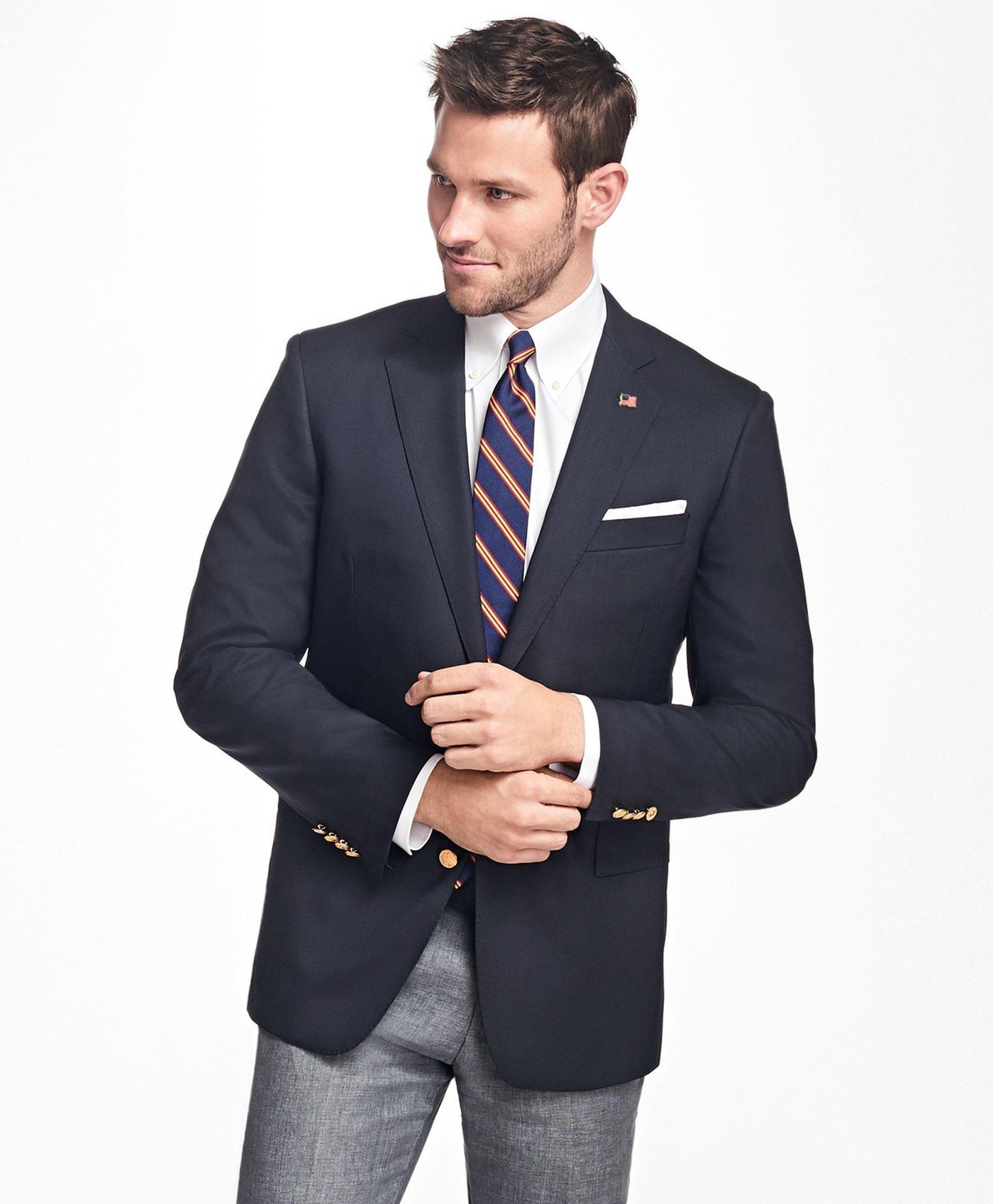 Regent Fit Two-Button 1818 Blazer – Brooks Brothers Canada
