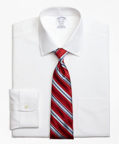 Stretch Regent Regular-Fit Dress Shirt,  Non-Iron Pinpoint Ainsley Collar - Brooks Brothers Canada