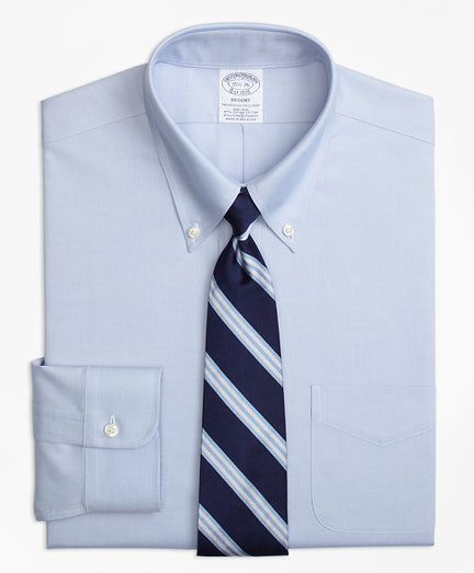 Stretch Regent Regular-Fit Dress Shirt,  Non-Iron Pinpoint Button-Down Collar - Brooks Brothers Canada