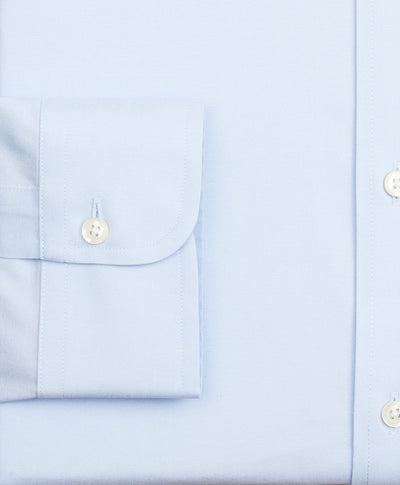 Regent Regular-Fit Dress Shirt, Non-Iron Pinpoint English Collar No Pocket - Brooks Brothers Canada