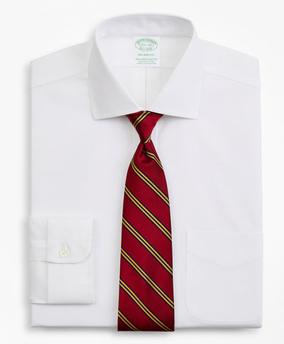 Stretch Milano Slim-Fit Dress Shirt, Non-Iron Pinpoint English Collar - Brooks Brothers Canada