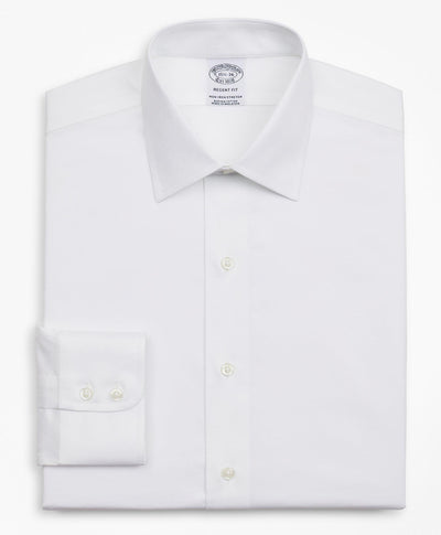 Stretch Regent RegularFit  Dress Shirt, Non-Iron Twill Ainsley Collar - Brooks Brothers Canada