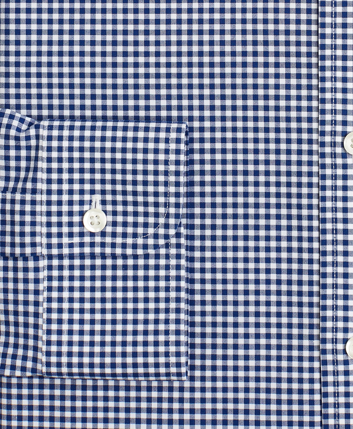 Stretch Regent Regular-Fit  Dress Shirt, Non-Iron Poplin Button-Down Collar Gingham - Brooks Brothers Canada
