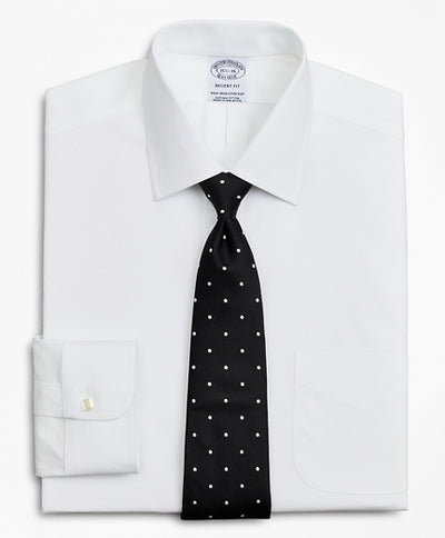 Stretch Regent Regular-Fit  Dress Shirt, Non-Iron Poplin Ainsley Collar - Brooks Brothers Canada
