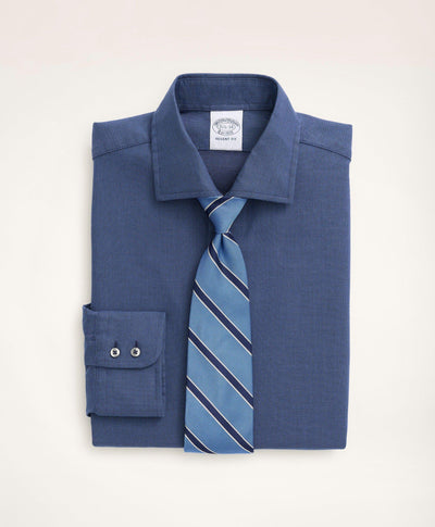 Regent Regular-Fit Dress Shirt, Dobby English Collar Solid - Brooks Brothers Canada