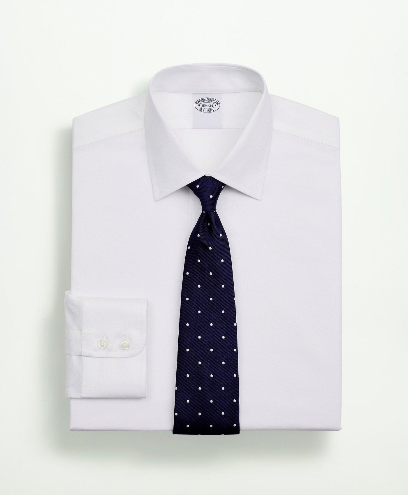 Regent Regular-Fit Stretch Supima Cotton Non-Iron Twill Ainsley Collar Dress Shirt - Brooks Brothers Canada