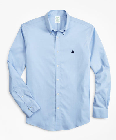 Stretch Milano Slim-Fit Sport Shirt, Non-Iron - Brooks Brothers Canada
