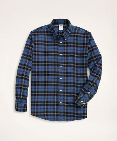 Regent Regular-Fit Portuguese Flannel Shirt Patterns - Brooks Brothers Canada