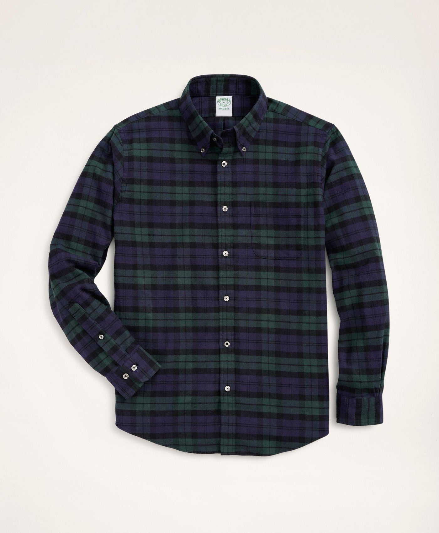 Milano Slim-Fit Portuguese Flannel Shirt - Brooks Brothers Canada