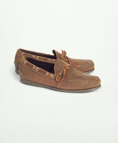 Sconset Camp Moc in Leather - Brooks Brothers Canada