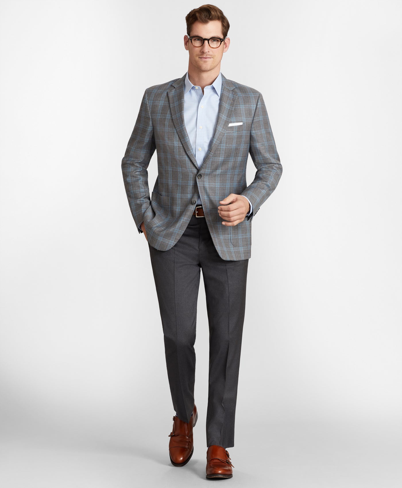 Brooks Regent-Fit Wool Trousers - Brooks Brothers Canada