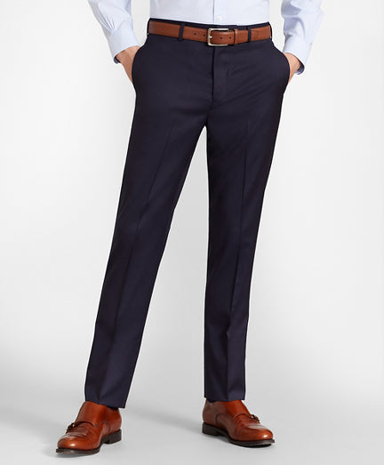 Brooks Brothers Flex Milano-Fit Wool Trousers - Brooks Brothers Canada