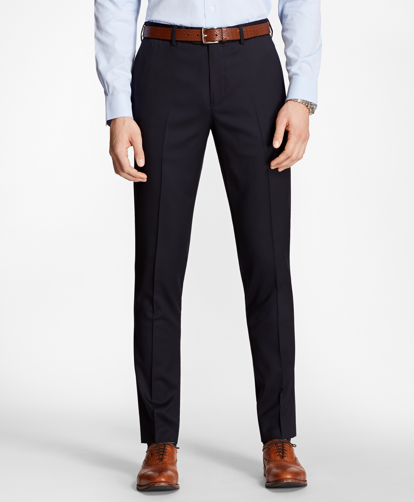 Milano Fit Stretch Wool Two-Button 1818 Suit - Brooks Brothers Canada