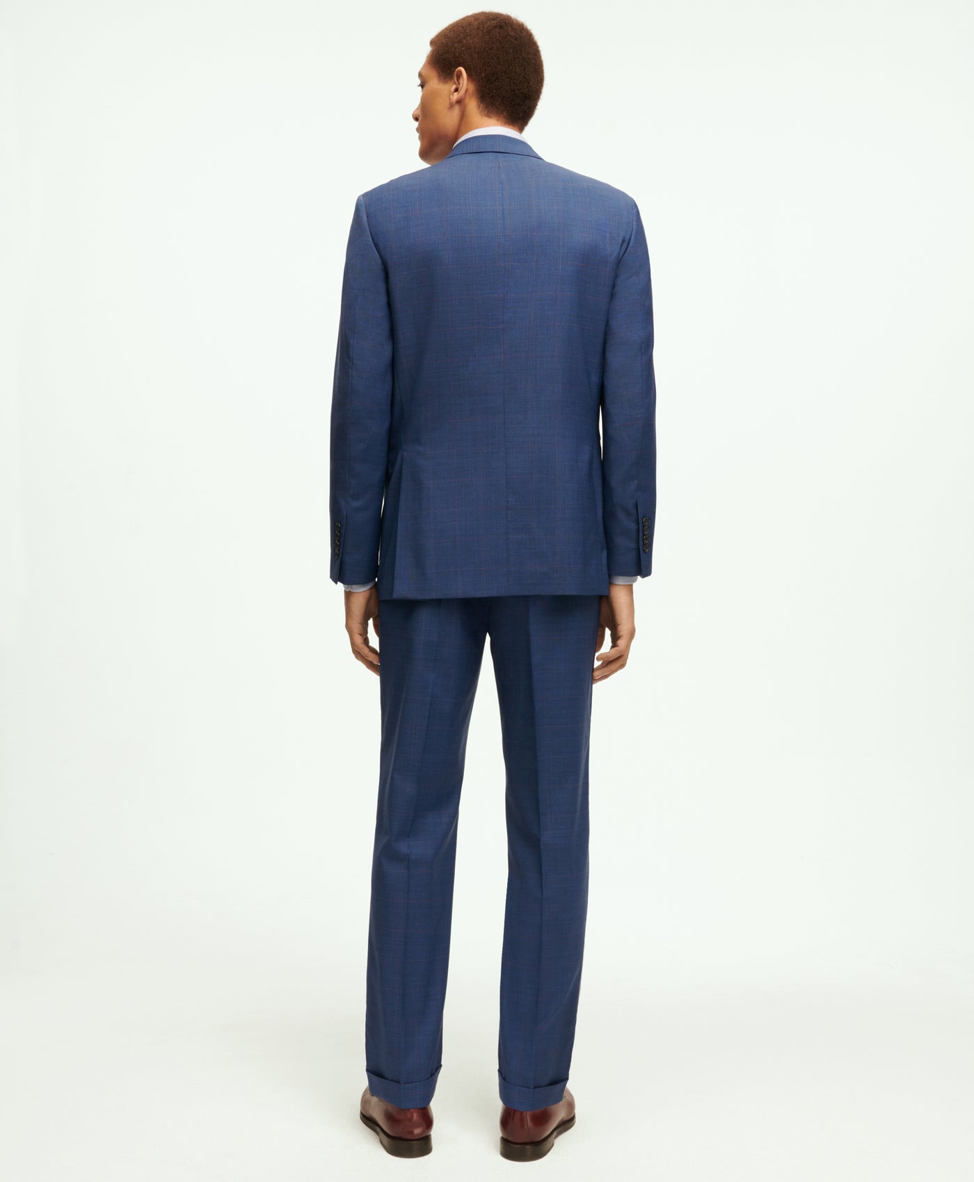Milano Fit Wool Overcheck 1818 Suit - Brooks Brothers Canada