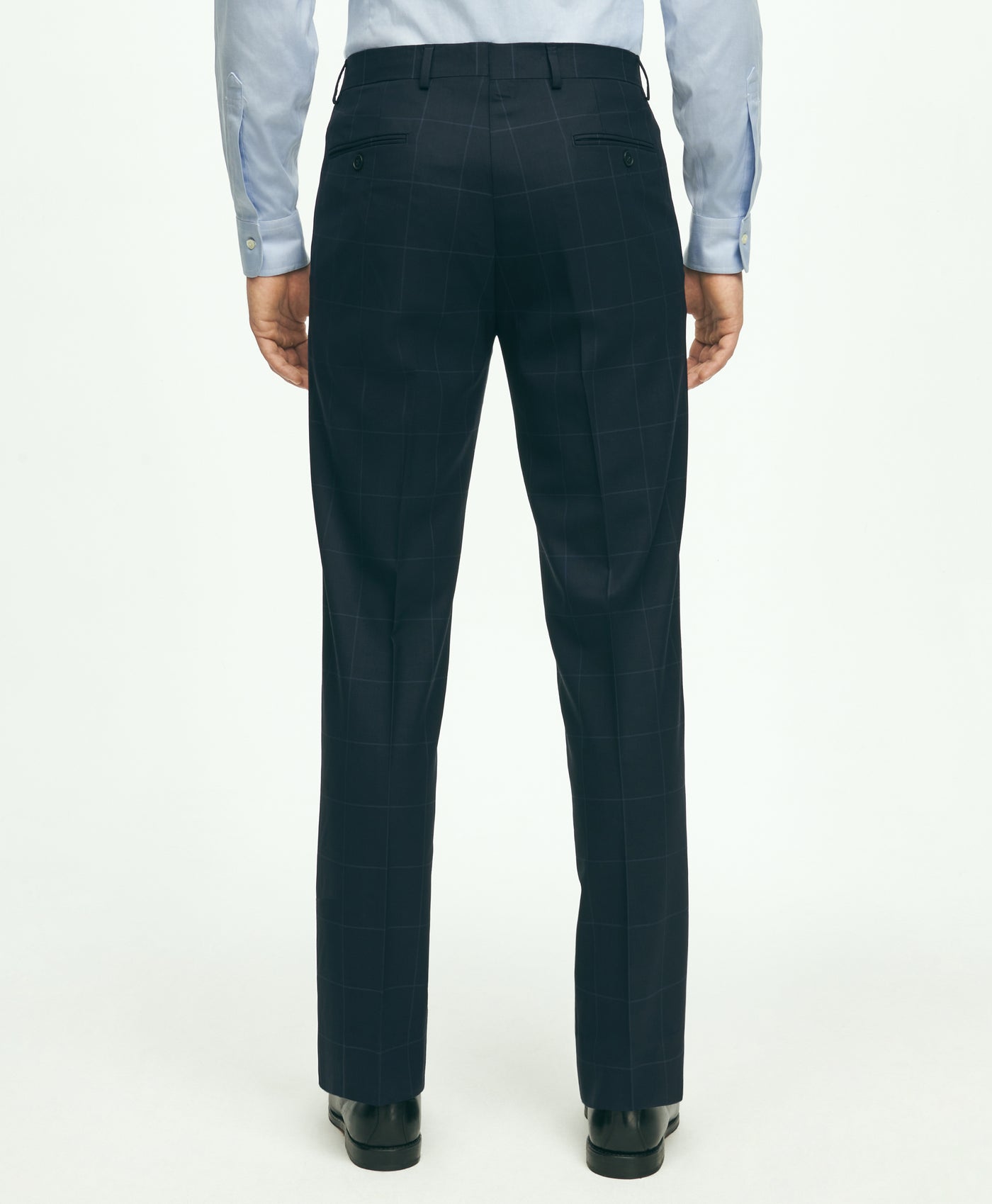 Brooks Brothers Explorer Collection Regent Fit Merino Wool Windowpane Suit Pants - Brooks Brothers Canada