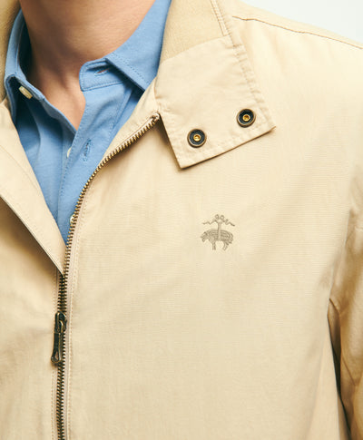 Cotton Blend Harrington Jacket - Brooks Brothers Canada
