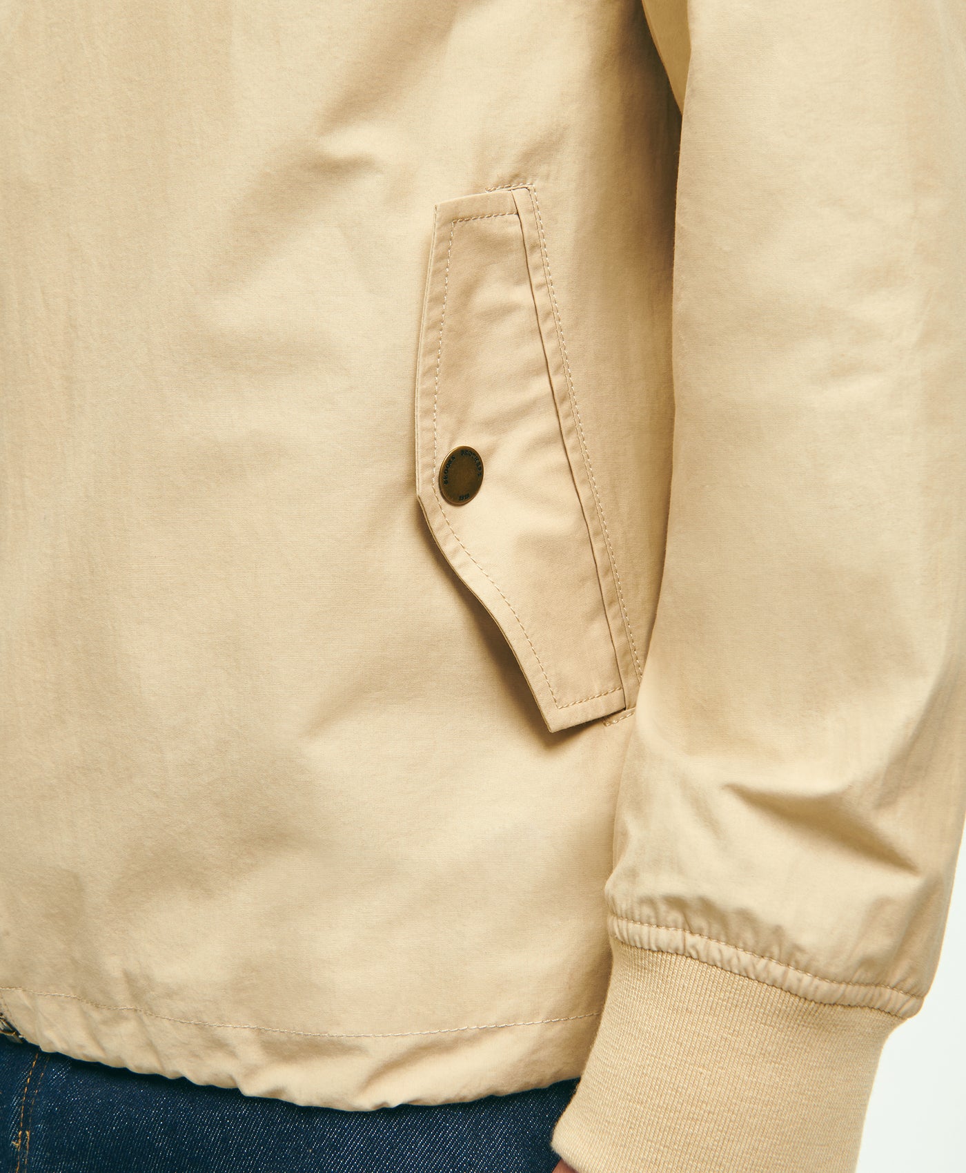 Cotton Blend Harrington Jacket – Brooks Brothers Canada