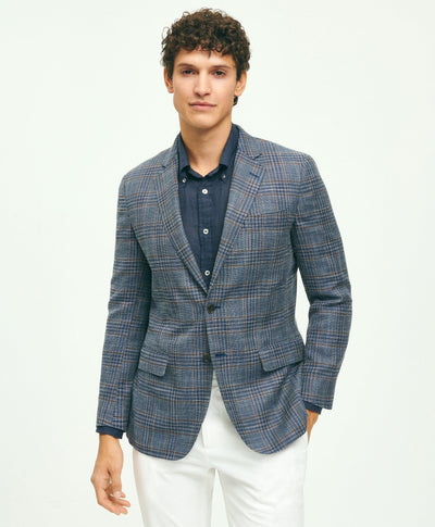 Milano Slim-Fit Hopsack Check Sport Coat - Brooks Brothers Canada
