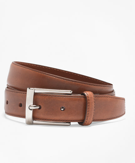 Silver Buckle Dress Belt - Brooks Brothers Canada