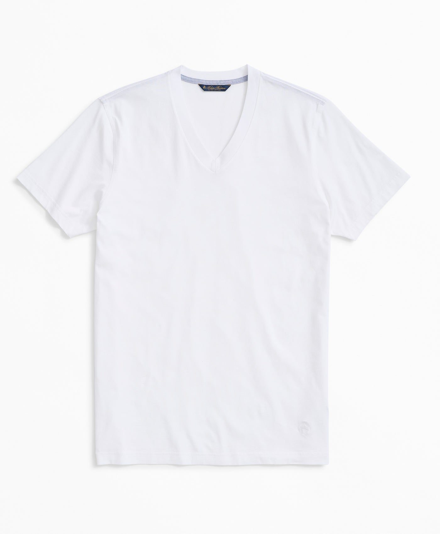 Washed Cotton V-Neck T-Shirt - Brooks Brothers Canada