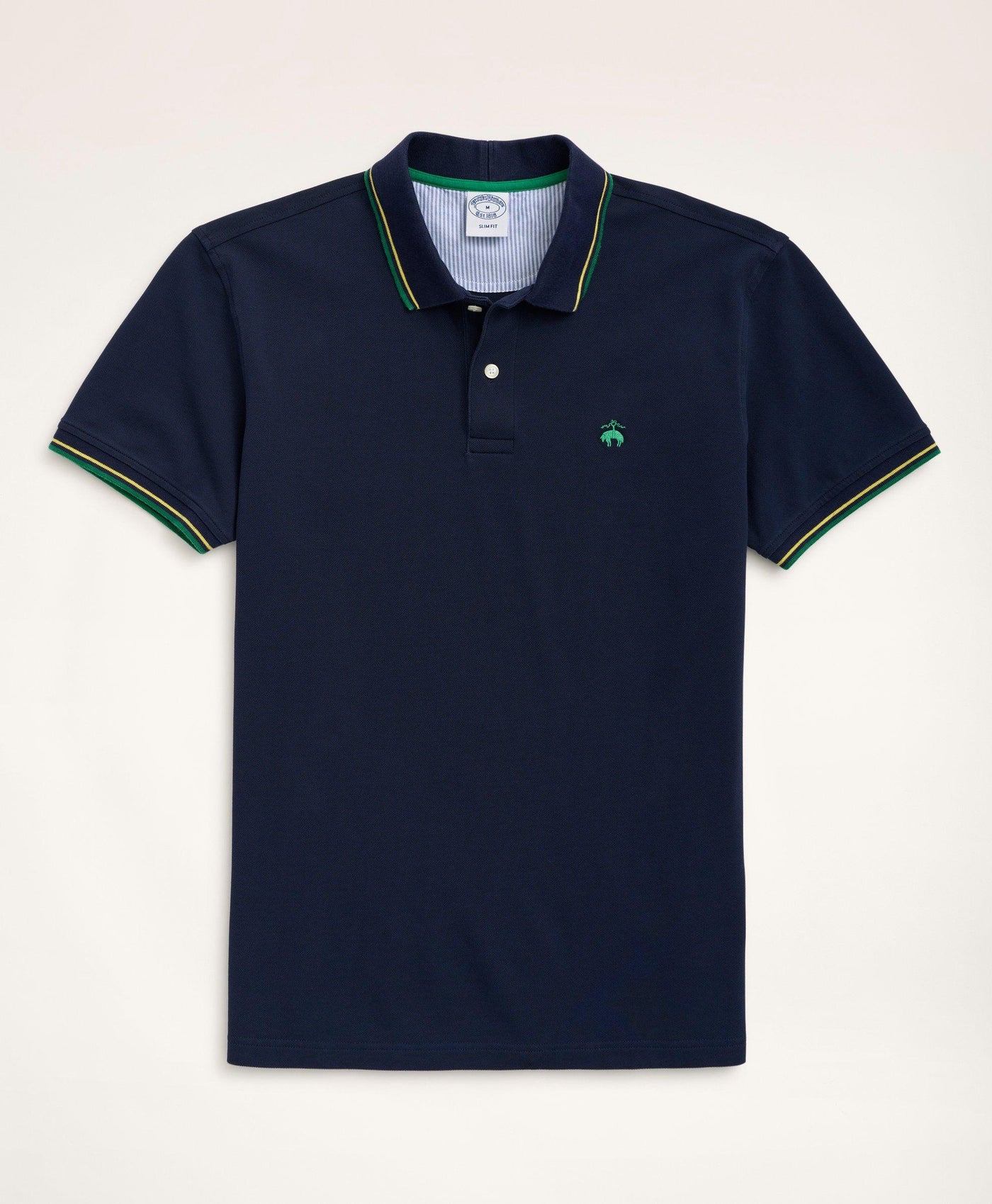 Golden Fleece Slim-Fit Supima Tipped Polo Shirt - Brooks Brothers Canada
