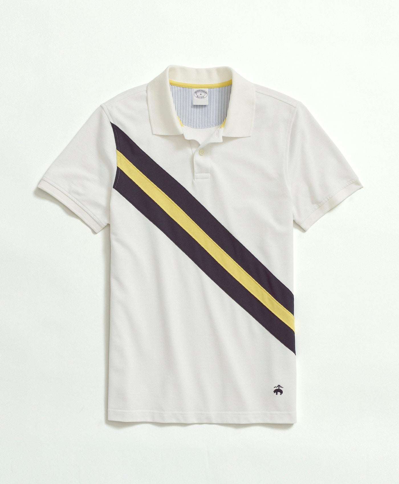 Cotton Pique Archive Stripe Polo Shirt - Brooks Brothers Canada