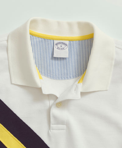 Cotton Pique Archive Stripe Polo Shirt - Brooks Brothers Canada