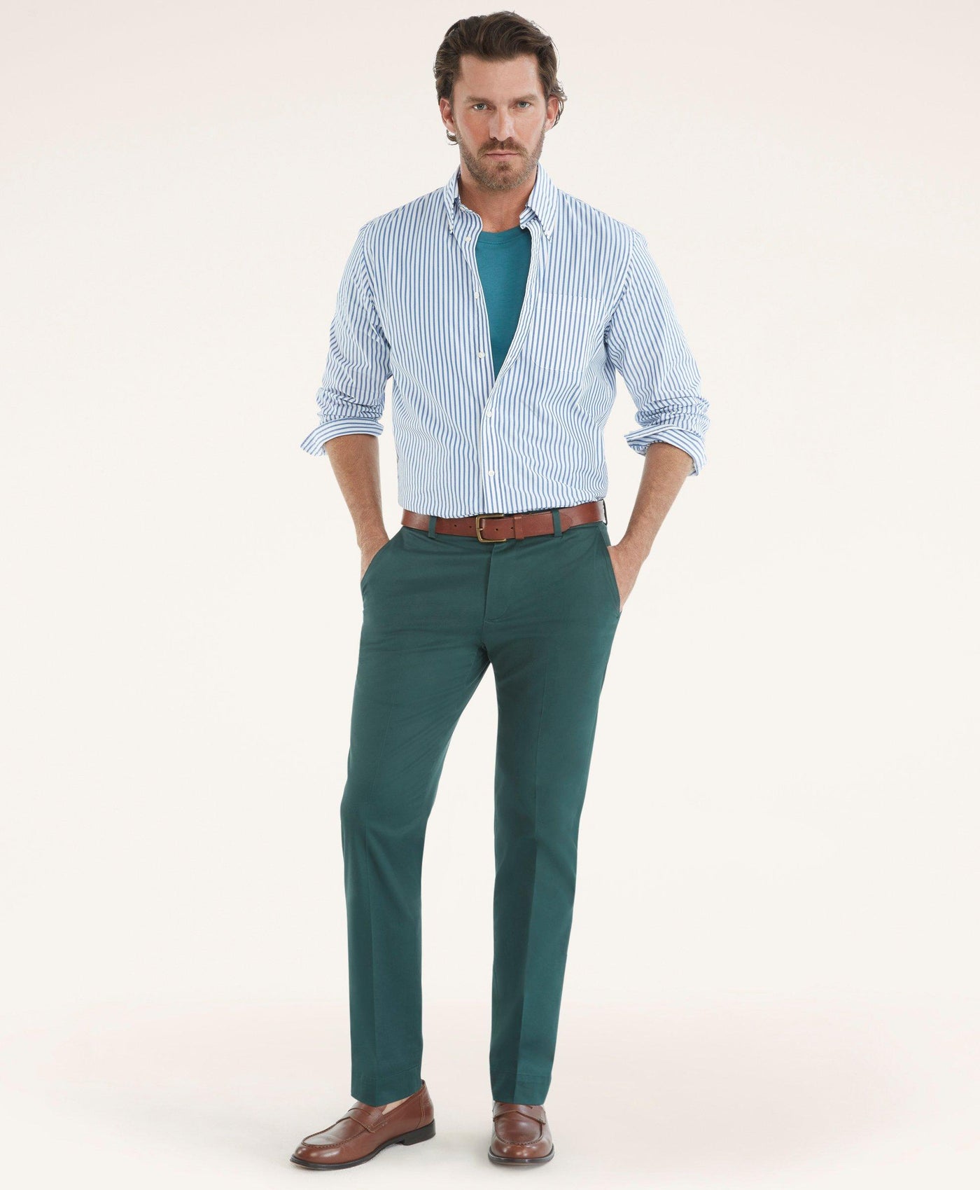 Milano Slim-Fit Stretch Advantage Chino Pants – Brooks Brothers Canada