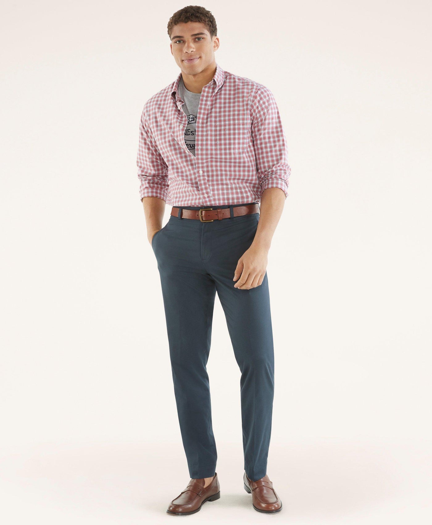 Clark Fit Lightweight Stretch Advantage Chino Pants - Brooks Brothers Canada