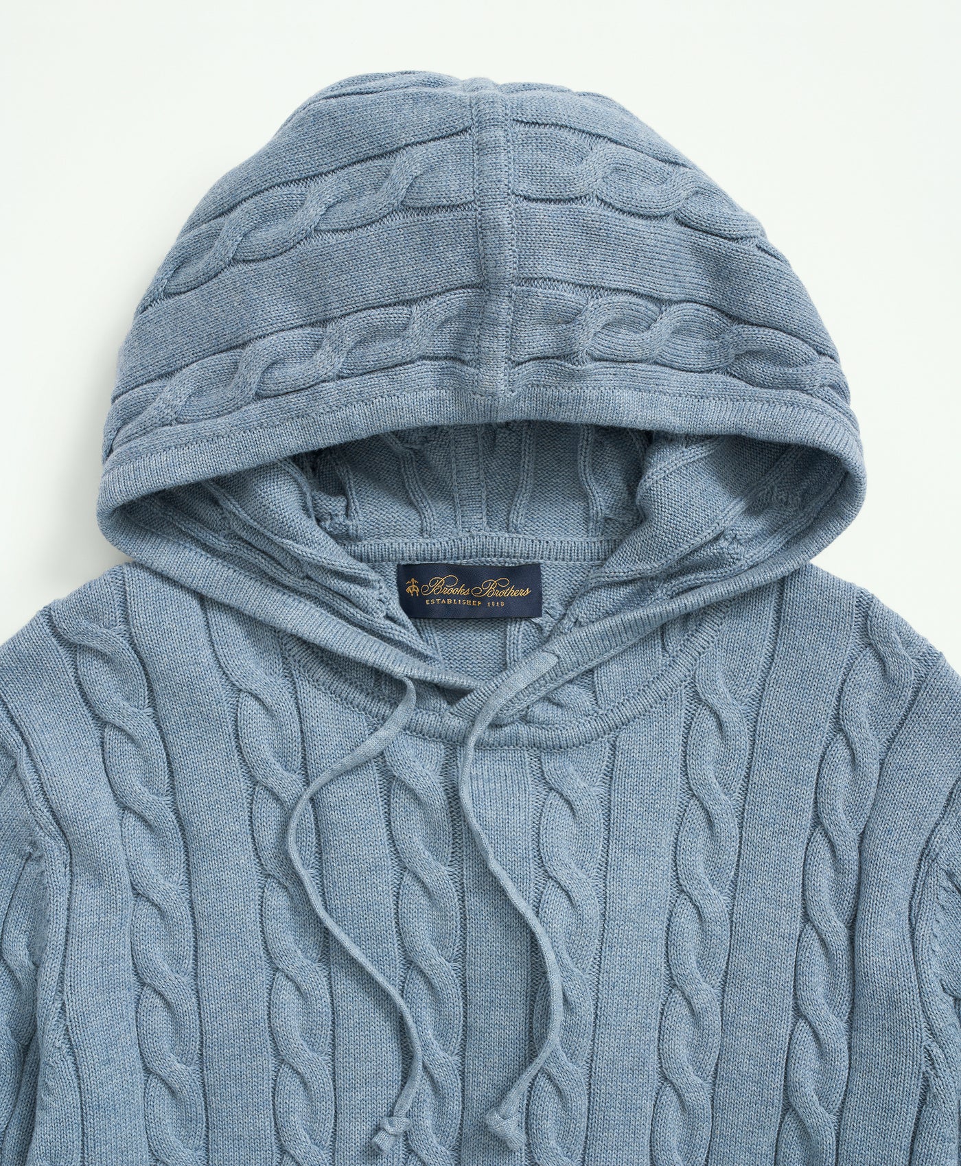 Cable-Knit Hoodie - Brooks Brothers Canada