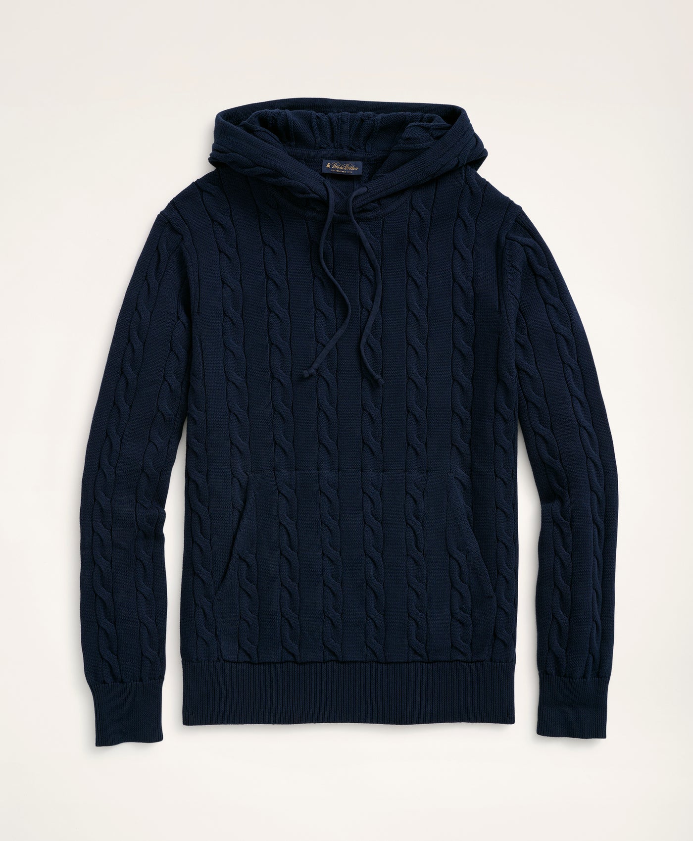 Cable-Knit Hoodie - Brooks Brothers Canada