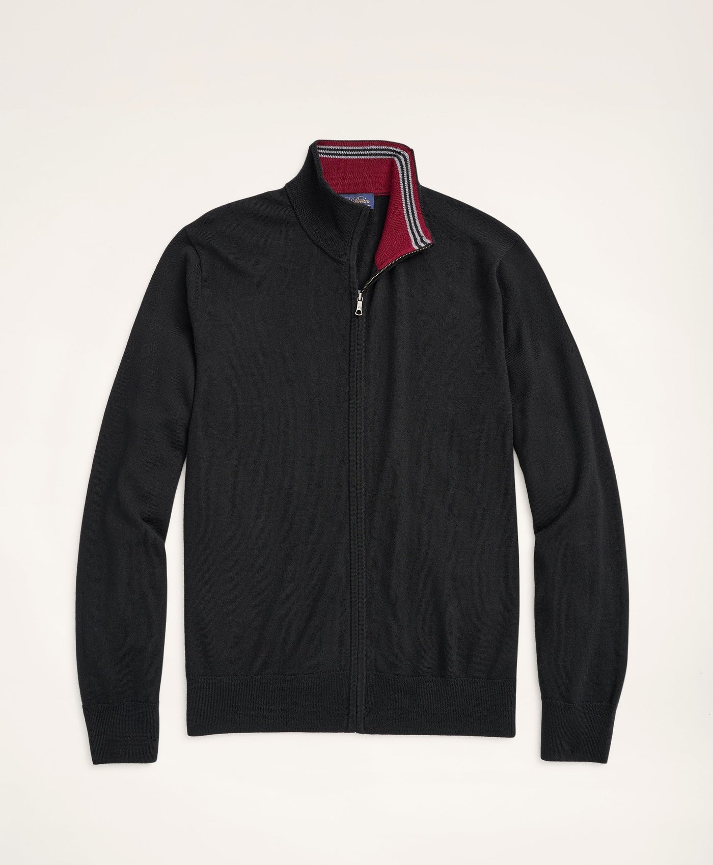 Merino Full-Zip Sweater - Brooks Brothers Canada