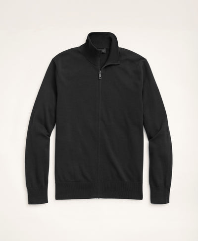 Supima Cotton Full-Zip Sweater - Brooks Brothers Canada