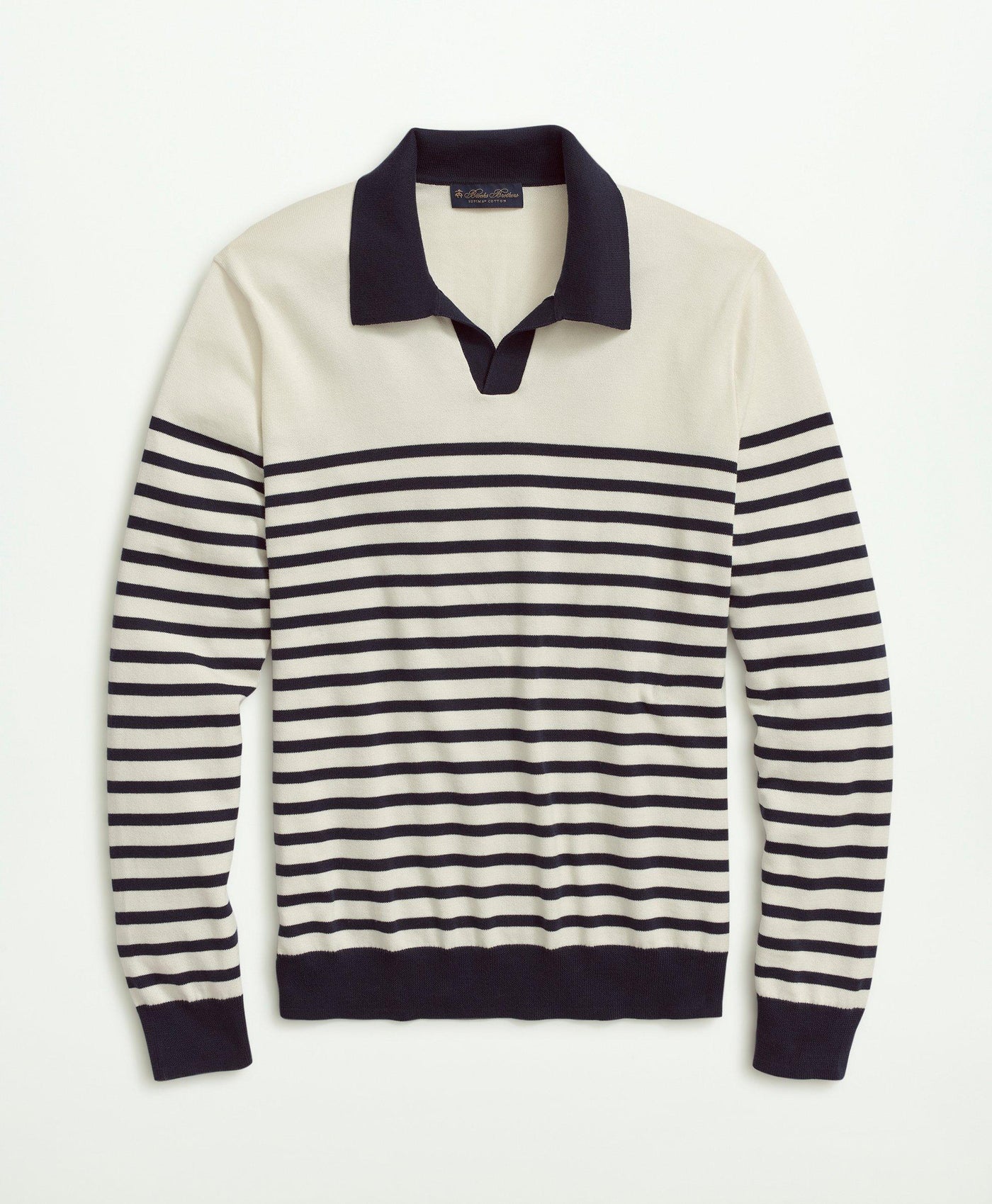Supima Cotton Mariner Stripe Polo Sweater - Brooks Brothers Canada