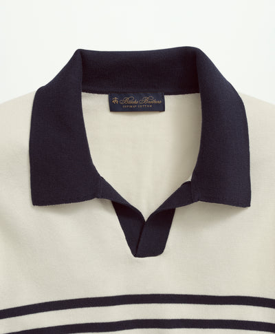 Supima Cotton Mariner Stripe Polo Sweater - Brooks Brothers Canada