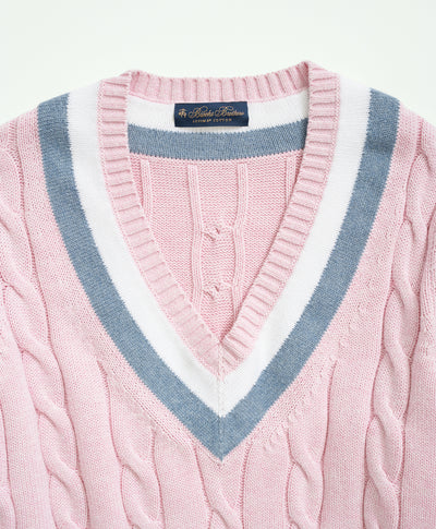 Supima Cotton Pastel Tennis Sweater - Brooks Brothers Canada