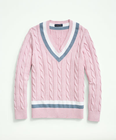Supima Cotton Pastel Tennis Sweater - Brooks Brothers Canada