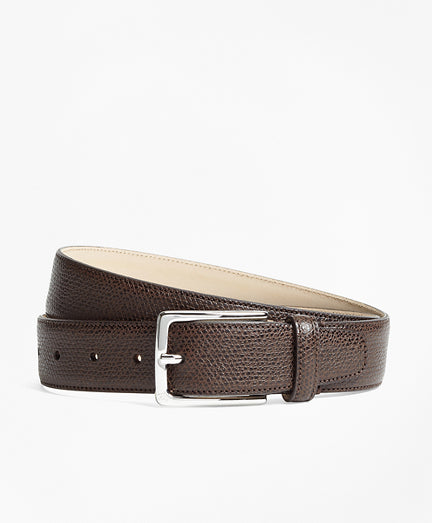 1818 Textured Leather Belt - Brooks Brothers Canada