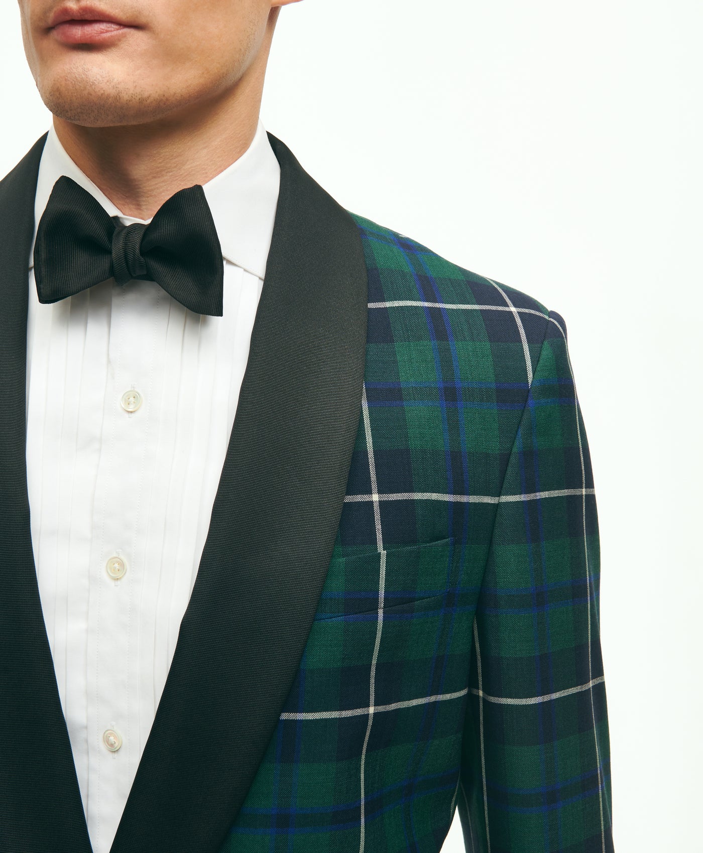 Regent Fit Wool Tartan Tuxedo Dinner Jacket - Brooks Brothers Canada