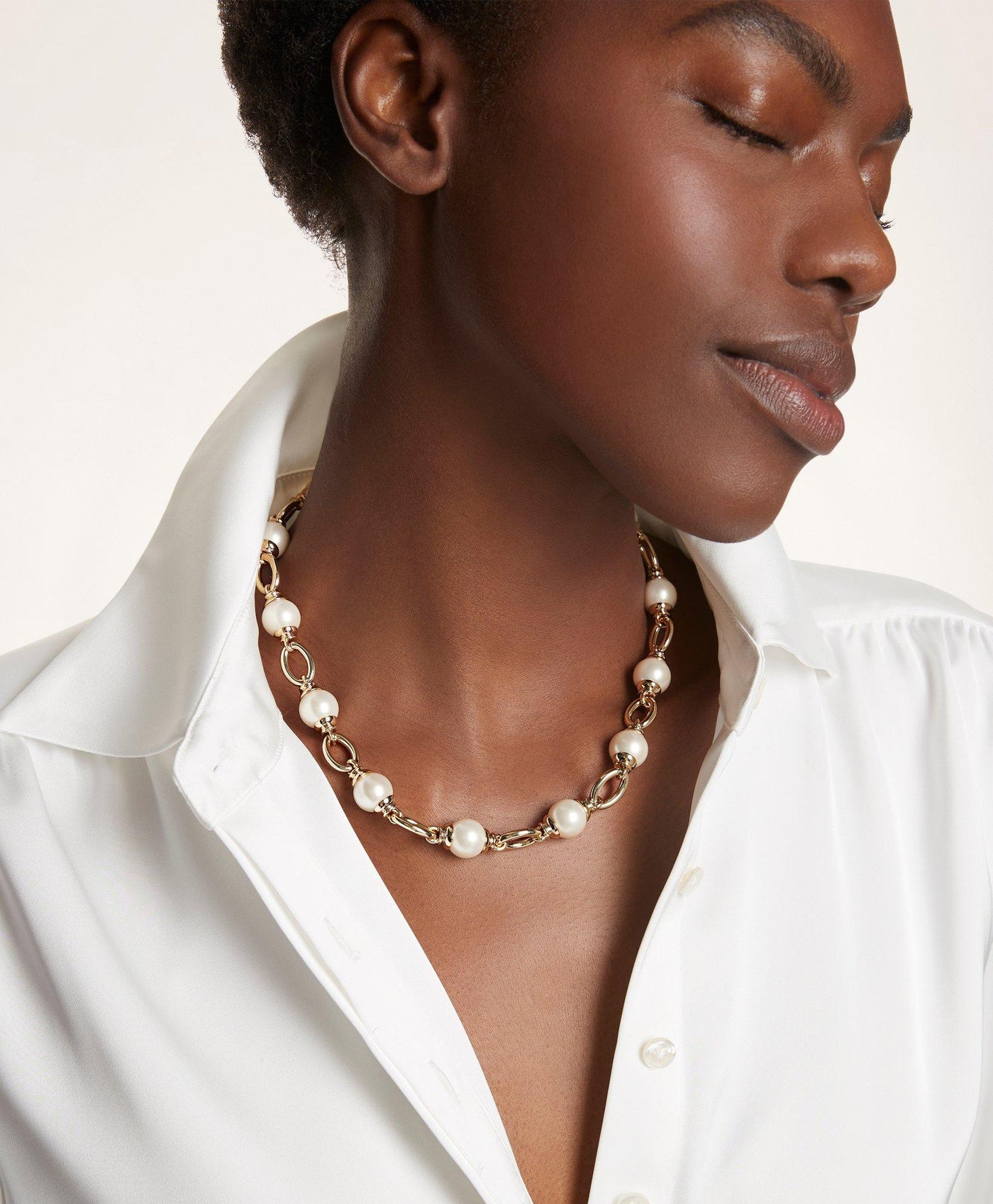 Chain Pearl Necklace - Brooks Brothers Canada