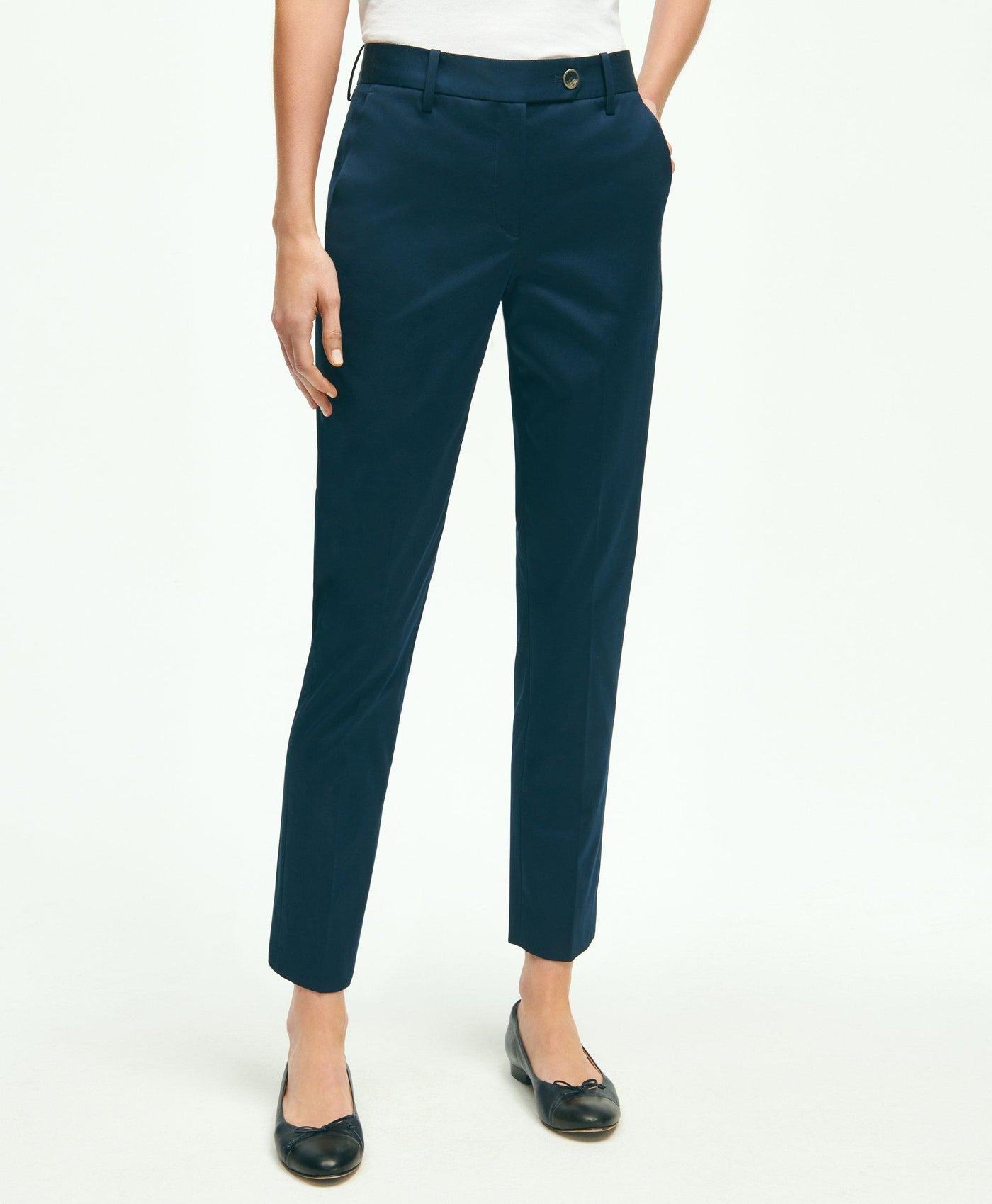 Stretch Cotton Pants - Brooks Brothers Canada