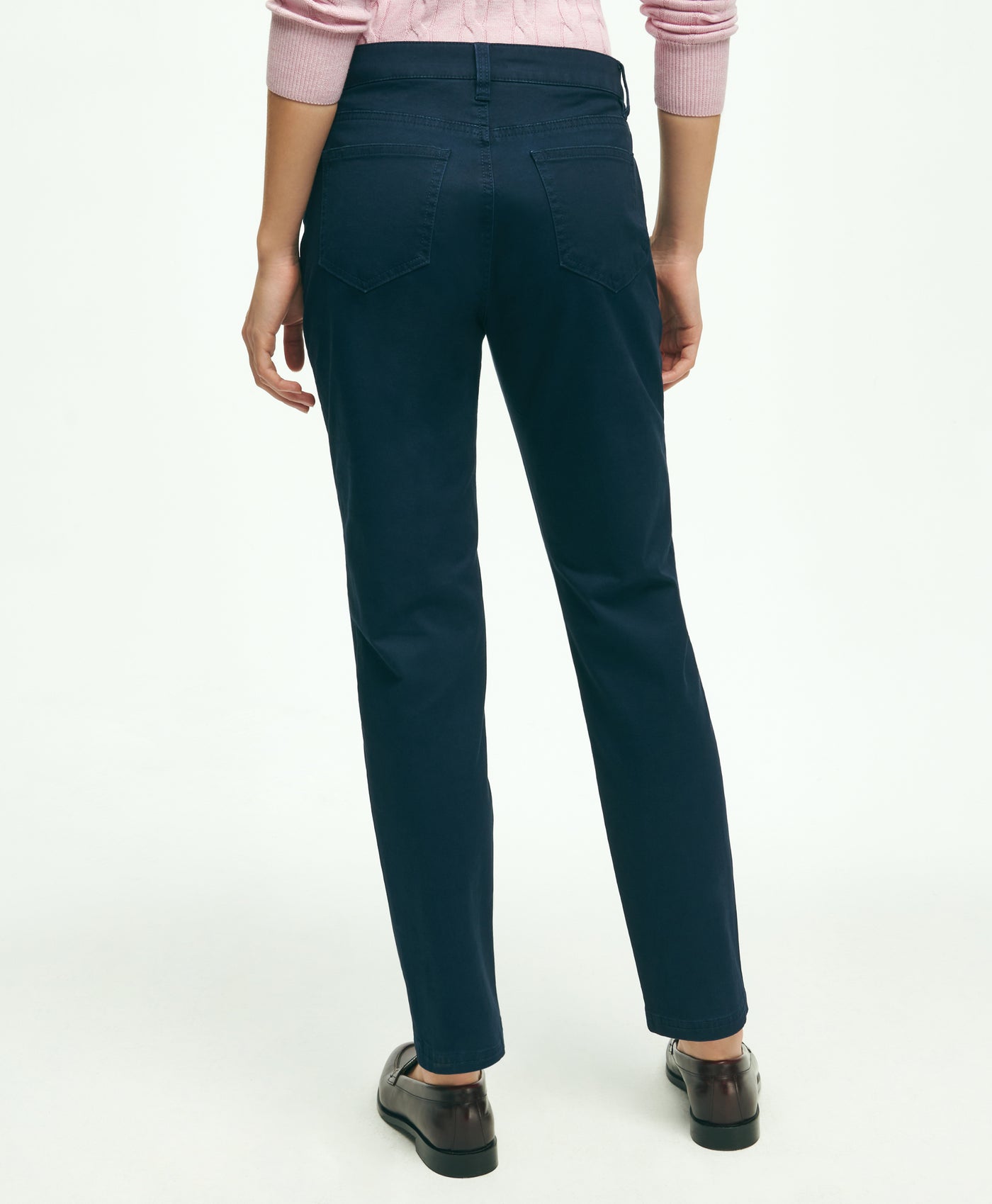 Stretch Cotton Five-Pocket Pants - Brooks Brothers Canada
