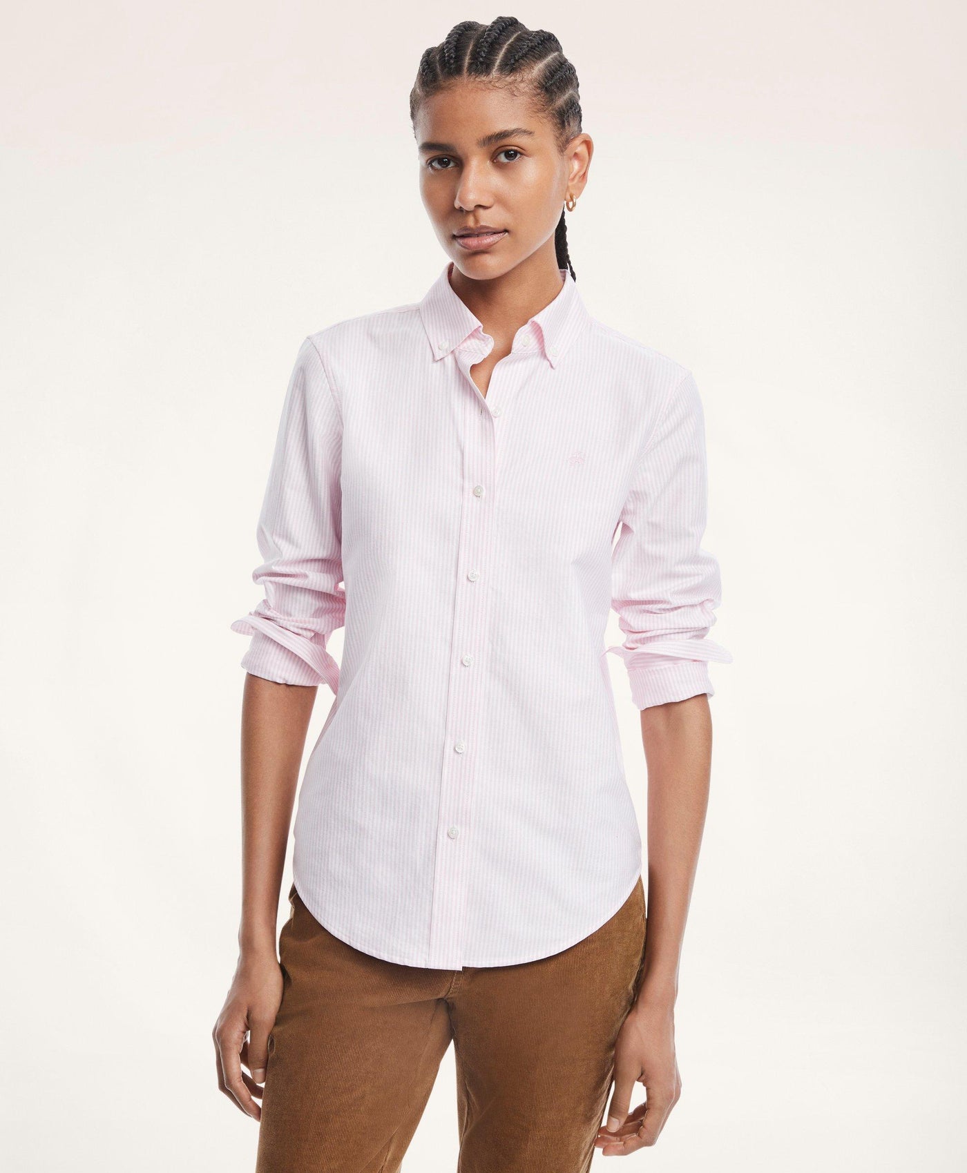 Classic-Fit Cotton Oxford Stripe Shirt - Brooks Brothers Canada