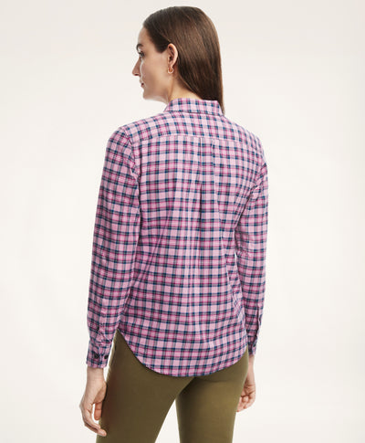 Classic Fit Cotton Wool Flannel Shirt - Brooks Brothers Canada