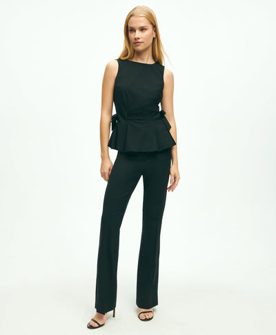The Essential Brooks Brothers Stretch Wool Peplum Top - Brooks Brothers Canada
