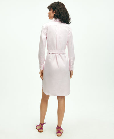 Classic Fit Cotton Oxford Stripe Shirt Dress - Brooks Brothers Canada