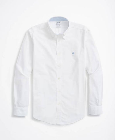 Regent Regular-Fit Stretch Non-Iron Oxford Button-Down Collar Sport Shirt - Brooks Brothers Canada