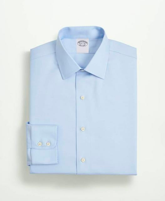 Milano Slim-Fit Stretch Supima Cotton Non-Iron Twill Ainsley Collar Dress Shirt - Brooks Brothers Canada