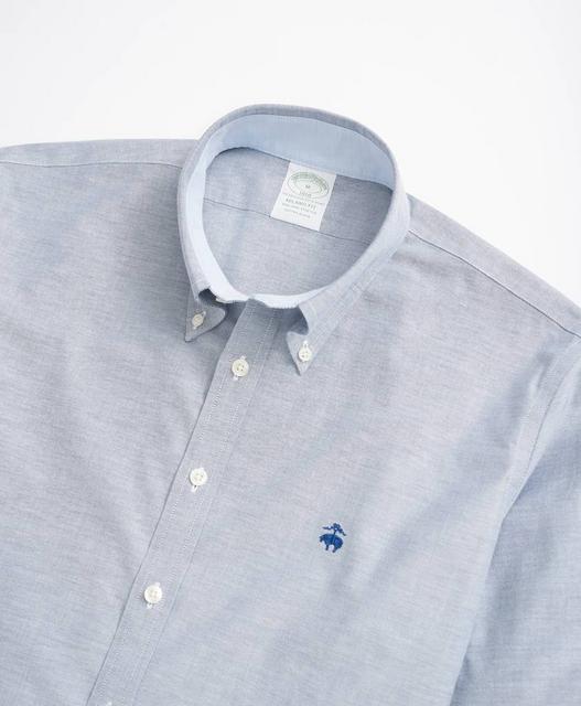 Regent Regular-Fit Stretch Non-Iron Oxford Button-Down Collar Sport Shirt - Brooks Brothers Canada