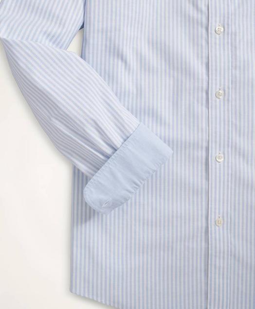 Slim-Fit Stretch Non-Iron Oxford Button-Down Collar, Bengal Stripe Sport Shirt - Brooks Brothers Canada